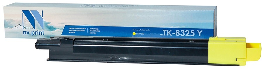 Тонер-картридж NVP совместимый NV-TK-8325 Yellow для Kyocera Taskalfa-2551ci (12000k) [new]