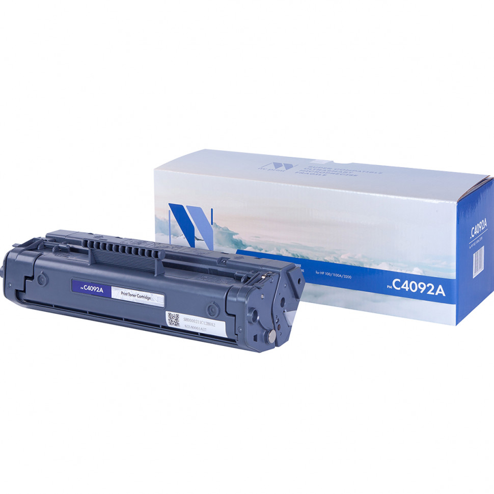 Картридж NVP совместимый NV-C4092A для HP LaserJet 1100 / 1100a/ 1100a AiO/ 1100axi AiO/ 1100SE/ 1100Xi/ 3200/ 3200M/ 3200SE/ 3220 (2500k) [new]