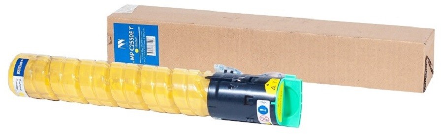 Картридж NVP совместимый NV-MPC2550E Yellow для Ricoh Aficio MP C2051/C2551/C2050/C2050/C2551/Lanier LD 625C/620C (5500k) [new]