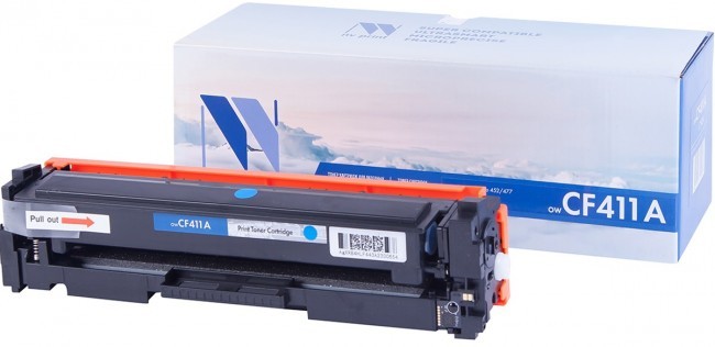 Картридж NVP совместимый NV-CF411A Cyan для HP Color LaserJet Pro M377dw/ M477fdn/ M477fdw/ M477fnw/ M452dn/ M452nw (2300k) [new]
