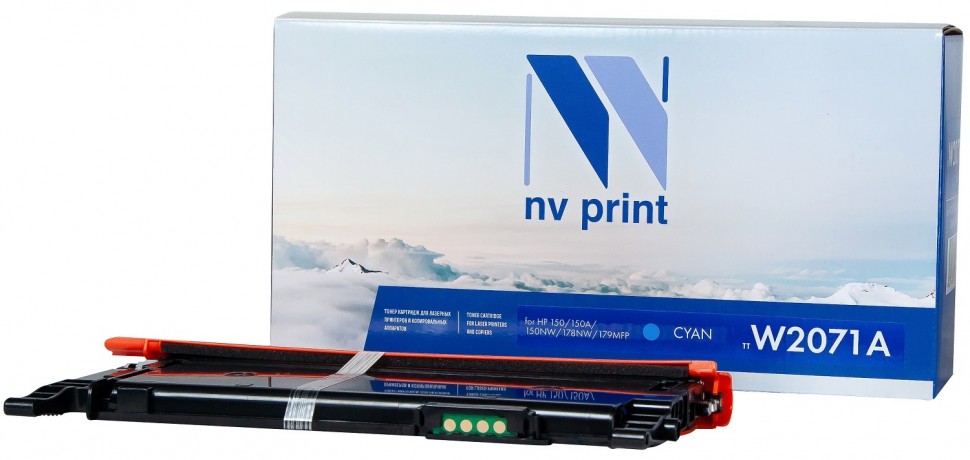 Картридж NVP совместимый NV-W2071A Cyan для HP 150/150A/150NW/178NW/179MFP (700k) [new]