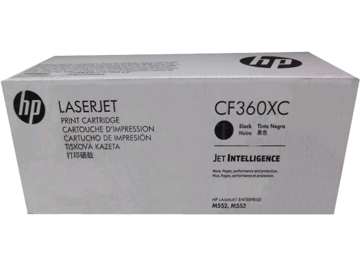 Картридж HP CLJ Enterprise M552/553/MFP M577 125K (O) BK  CF360XC (белая коробка)