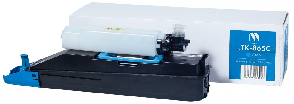 Картридж NVP совместимый NV-TK-865 Cyan для Kyocera TASKalfa 250ci/300ci (12000k) [new]