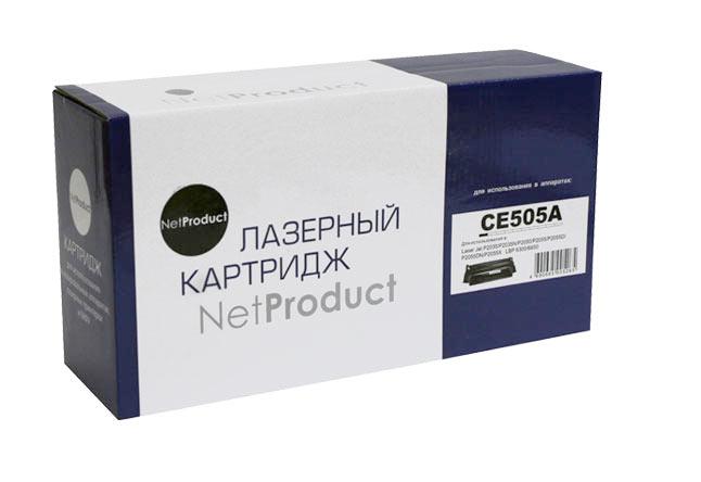 Картридж NetProduct (N-CE505A) для HP LJ P2055/P2035/Canon №719 23K