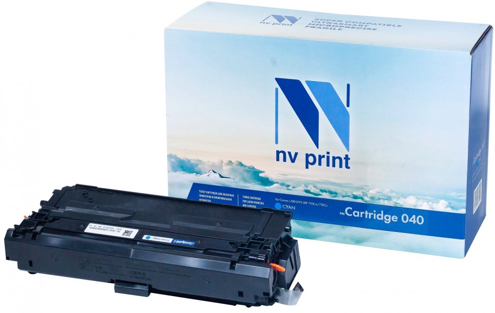 Картридж NVP совместимый NV-040 Cyan для Canon i-SENSYS LBP 710Cx/712Cx (5400k) [new]