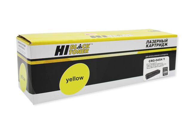 Картридж Hi-Black (HB-№045H Y) для Canon LBP-611/613/MF631/633/635, Y, 2,2K