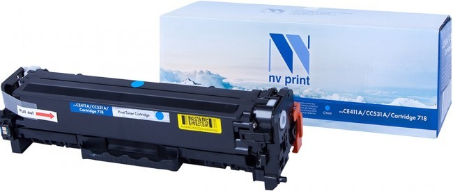 Картридж NVP совместимый NV-CC531A/NV-718 Cyan универсальные для HP/Canon Color LaserJet CP2024/ CP2024n/ CP2024dn/ CP2025/ CP2025n/ CP2025dn/ CP2026/ CP2026n/ CP2026dn/ CP2027/ CP2027n/ CP2027dn/ LBP 7200 i-Sensys 7200cdn/ 7210/ 7210Cdn/ 7660/ 7660Cdn/ 7