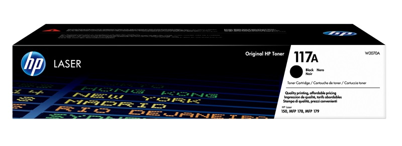 Картридж 117 для HP Laser 150/MFP 178/179, 1К (О) чёрный W2070A