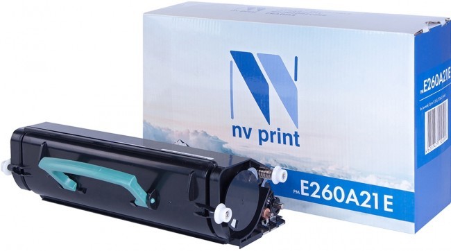 Картридж NVP совместимый NV-E260A21E для Lexmark Optra E260d/ E260/ E360dn/ E360d/ E260dn/ E460dw/ E460dn. E462dtn (3500k) [new]