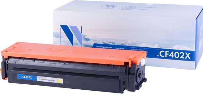 Картридж NVP совместимый NV-CF402X Yellow для HP Color LaserJet Pro M252dw/ M252n/ M274n/ M277dw/ M277n (2300k) [new]
