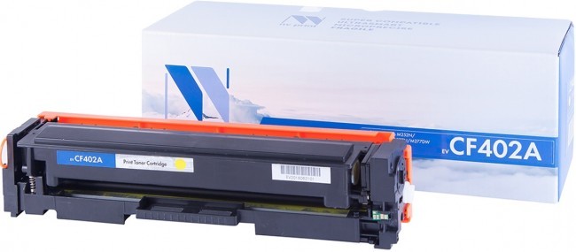Картридж NVP совместимый NV-CF402A Yellow для HP Color LaserJet Pro M252dw/ M252n/ M274n/ M277dw/ M277n (1400k) [new]