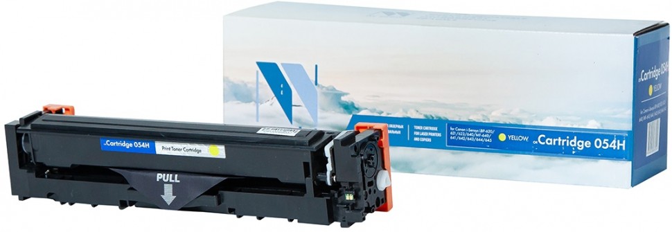 Картридж NVP совместимый NV-054H Yellow для Canon i-Sensys LBP-620/621/623/640/MF-640/641/642/643/644/645 (2300k) [new]