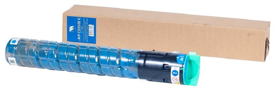 Картридж NVP совместимый NV-MPC2550E Cyan для Ricoh Aficio MP C2051/C2551/C2050/C2050/C2551/Lanier LD 625C/620C (5500k) [new]