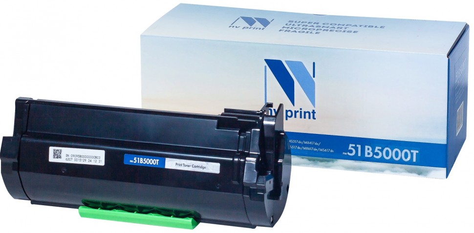 Картридж NVP совместимый NV-51B5000T для Lexmark MX317dn/MS317dn/MX417de/MS417dn/MX517de/MS517dn/MX617de/MS617dn (2500k) [new]