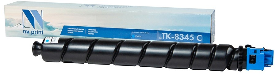 Тонер-картридж NVP совместимый NV-TK-8345 Cyan для Kyocera Taskalfa-2552ci (12000k) [new]