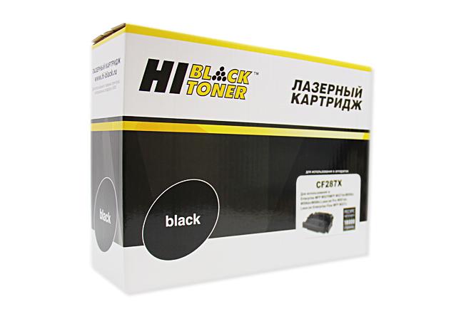 Картридж Hi-Black (HB-CF287X) для HP LJ M501dn/M506dn/M506x/M527dn/M527f/M527c, 18K