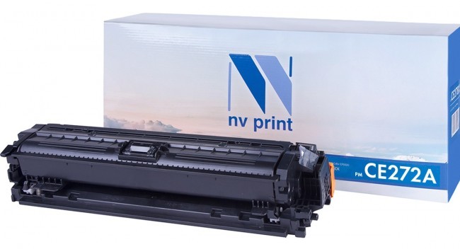 Картридж NVP совместимый NV-CE272A Yellow для HP Color LaserJet CP5525dn/ CP5525n/ CP5525xh/ M750dn/ M750n/ M750xh (15000k) [reman]