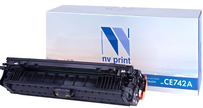 Картридж NVP совместимый NV-CE742A Yellow для HP Color LaserJet CP5225/ CP5225n/ CP5225dn (7300k) [reman]