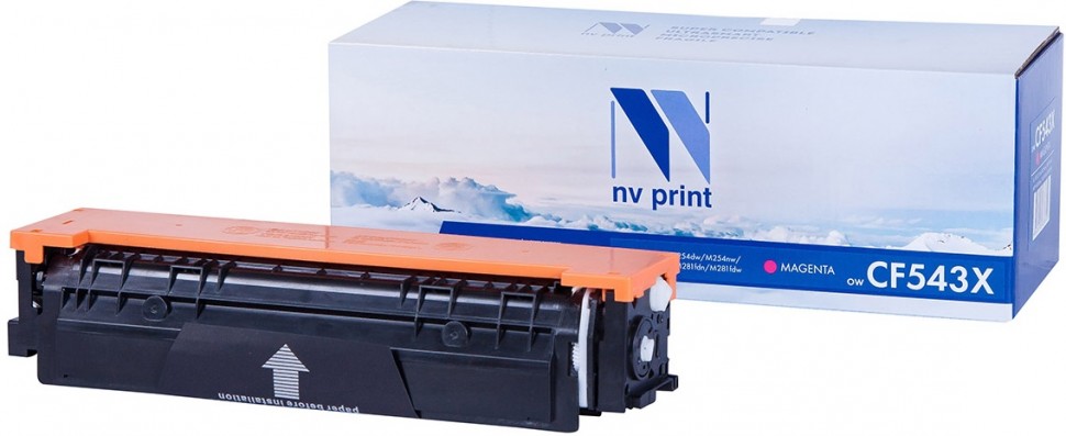 Картридж NVP совместимый NV-CF543X Magenta для HP Color LaserJet Pro M254dw/ M254nw/ M280nw/ M281fdn/ M281fdw (2500k) [new]