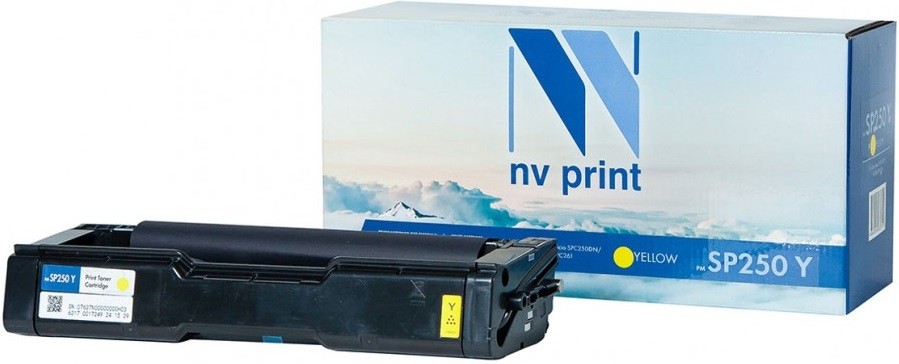 Картридж NVP совместимый NV-SP250 Yellow для Ricoh Aficio SPC250DN/SPC260/SPC261 (1600k) [new]