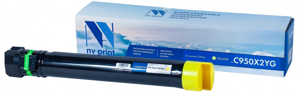 Картридж NVP совместимый Lexmark C950X2YG Yellow (БЕЗ ГАРАНТИИ) для C950de (22000k) [new]