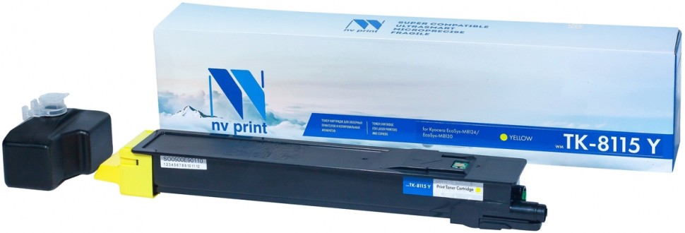 Картридж NVP совместимый NV-TK-8115 Yellow для Kyocera EcoSys-M8124/EcoSys-M8130 (6000k) [new]