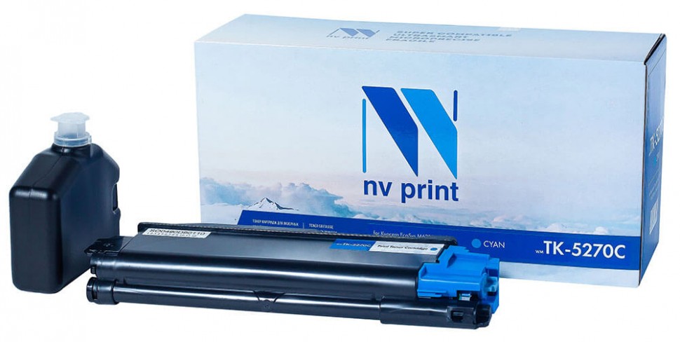 Картридж NVP совместимый NV-TK-5270 Cyan для Kyocera EcoSys M6230cidn/P6230cdn/M6630cidn (6000k) [new]