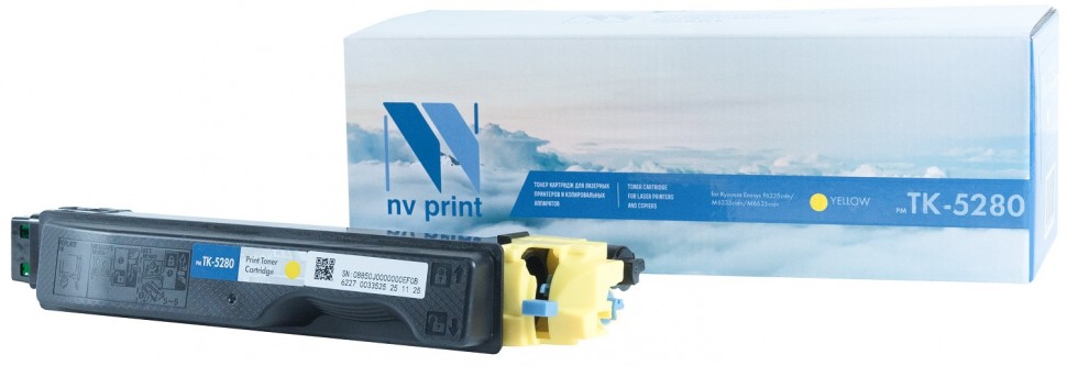 Тонер-картридж NVP совместимый NV-TK-5280 Yellow для Kyocera Ecosys P6235cdn/M6235cidn/M6635cidn (11000k) [new]