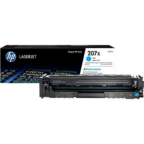 Картридж лазерный HP 207X для HP M255/MFP M282/M283, 2,45К (О) голубой W2211X