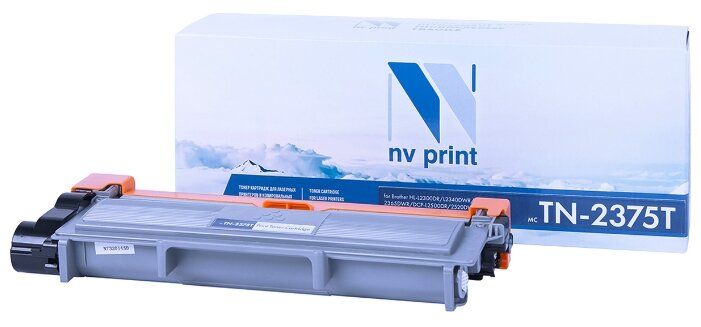 Картридж NVP совместимый NV-TN-2375T для Brother HL-L2300DR/ HL-L2340DWR/ HL-L2360DNR/ HL-L2365DWR/ DCP-L2500DR/ DCP-L2520DWR/ DCP-L2540DNR/ DCP-L2560DWR/ MFC-L2700DWR/ MFC-L2720DWR/ MFC-L2740DWR/ MFC-L2700DNR (2600k) [new]