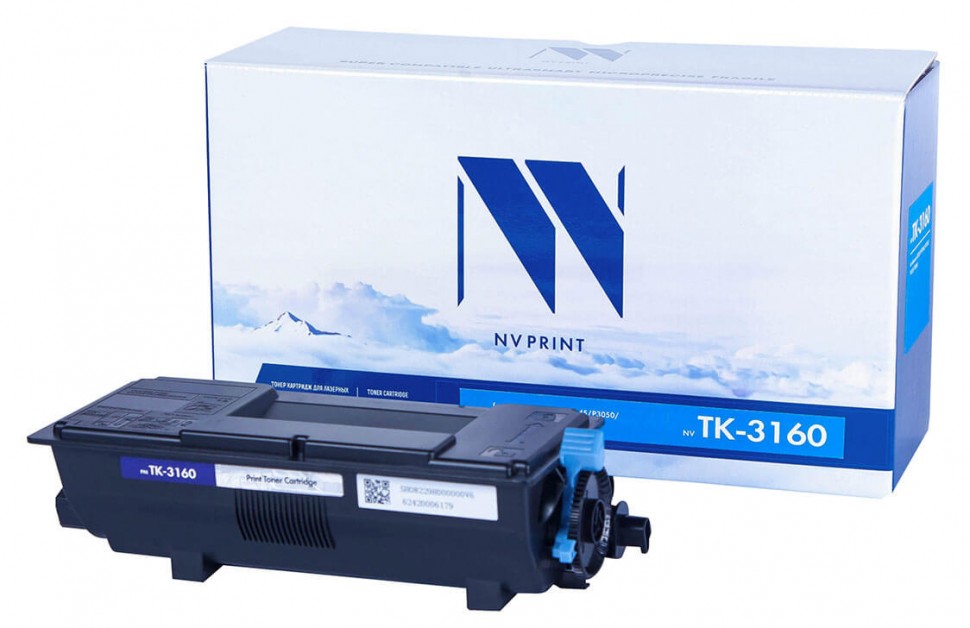 Картридж NVP совместимый NV-TK-3160 (БЕЗ ЧИПА) ( БЕЗ ГАРАНТИИ) для Kyocera Ecosys P3045dn/ P3050dn/ P3055dn/ P3060dn (12500k) [new]