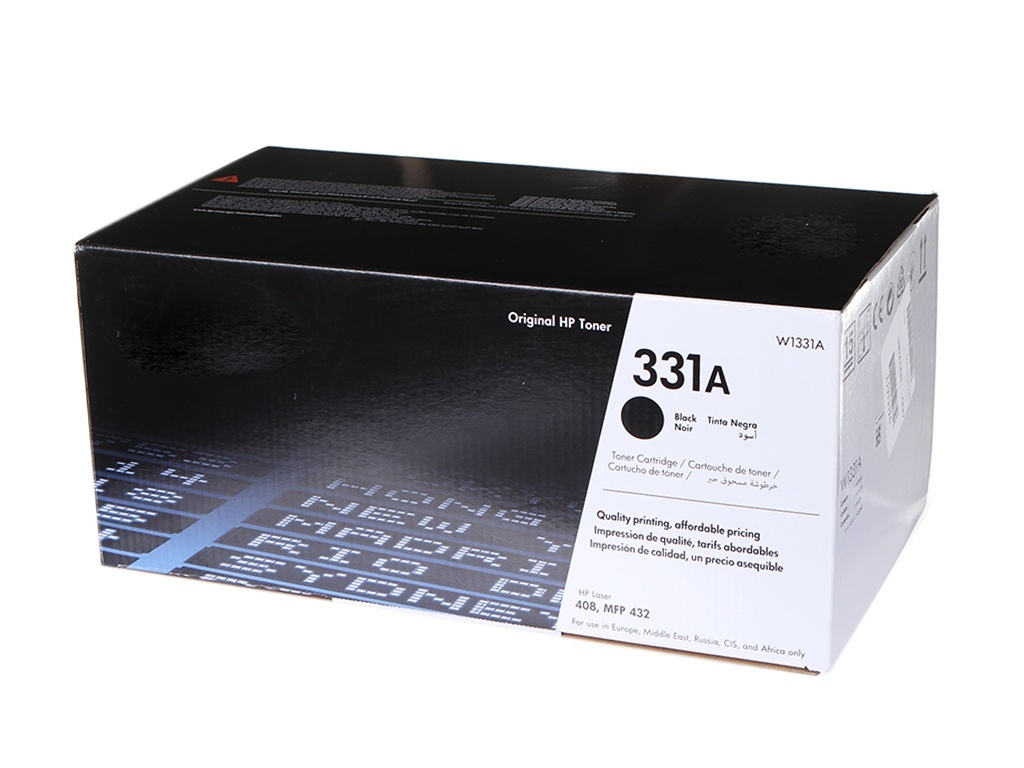 Картридж лазерный HP 331A для HP Laser 408dn/MFP 432fdn, 5К (О) чёрный W1331A