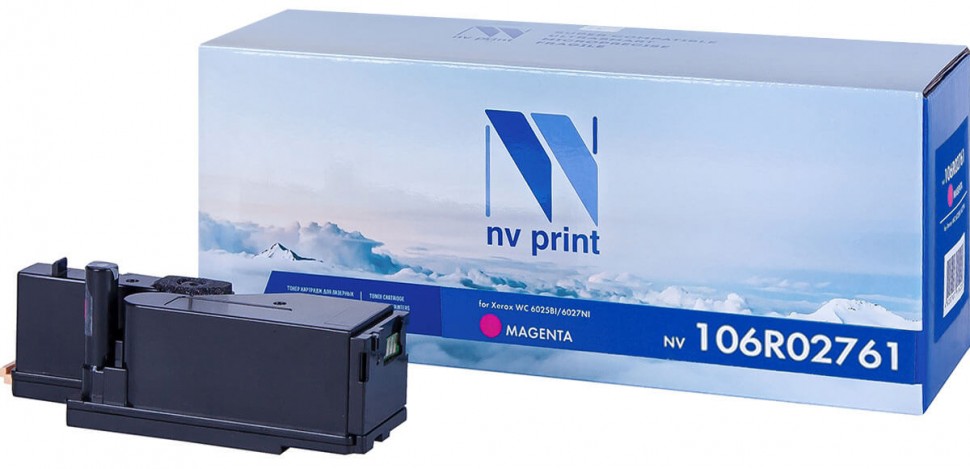 Картридж NVP совместимый NV-106R02761 Magenta для Xerox Phaser 6020/6022/ / WorkCentre 6025/6027 (1000k) [new]
