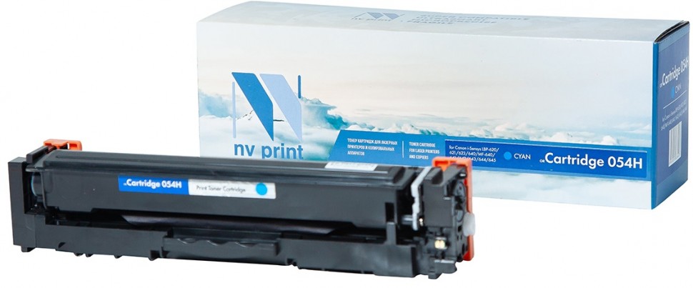 Картридж NVP совместимый NV-054H Cyan для Canon i-Sensys LBP-620/621/623/640/MF-640/641/642/643/644/645 (2300k) [new]