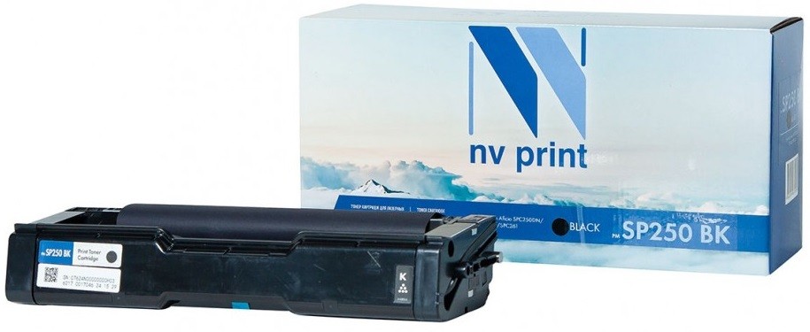 Картридж NVP совместимый NV-SP250 Black для Ricoh Aficio SPC250DN/SPC260/SPC261 (2000k) [new]