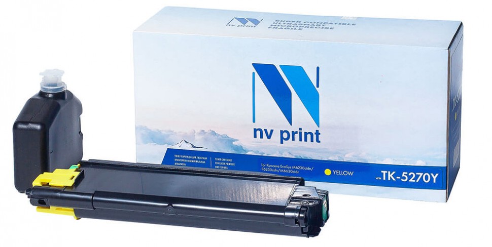 Картридж NVP совместимый NV-TK-5270 Yellow для Kyocera EcoSys M6230cidn/P6230cdn/M6630cidn (6000k) [new]