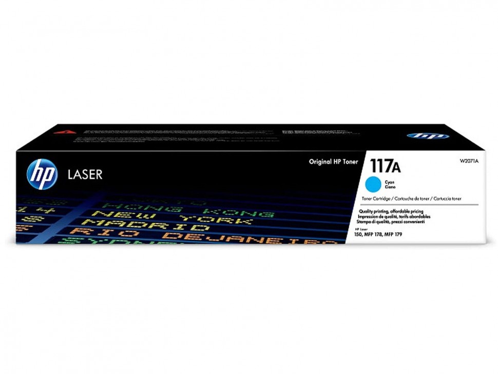 Картридж 117 для HP Laser 150/MFP 178/179, 0,7К (О) голубой W2071A