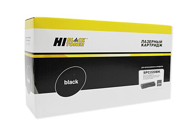 Картридж Hi-Black (HB-SPC220Bk) для Ricoh Aficio SPC220DN/C221DN/C222SF/C240DN, Bk, 2K