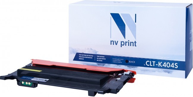 Картридж NVP совместимый NV-CLT-K404S Black для Samsung Xpress SL-C480/ SL-C480FW/ SL-C480W/ SL-C430/ SL-C430W (1500k) [new]