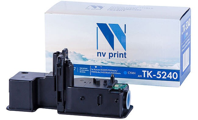 Картридж NVP совместимый NV-TK-5240 Cyan для Kyocera Ecosys P5026cdn/P5026cdw/M5526cdn/M5526cdw (3000k) [new]