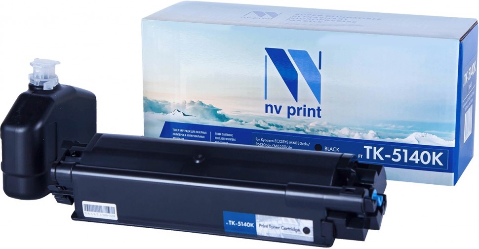 Картридж NVP совместимый NV-TK-5140 Black для Kyocera ECOSYS M6030cdn/ M6530cdn/ P6130cdn (7000k) [new]