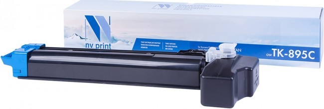 Картридж NVP совместимый NV-TK-895 Cyan для Kyocera FS-C8020MFP/ FS-C8025MFP/ FS-C8520MFP/ FS-C8525MFP (6000k) [new]