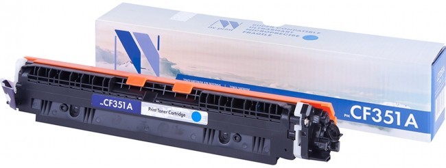 Картридж NVP совместимый NV-CF351A Cyan для HP Color LaserJet Pro M176n/ M177fw (1000k) [reman]