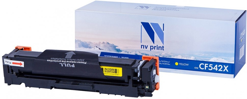 Картридж NVP совместимый NV-CF542X Yellow для HP Color LaserJet Pro M254dw/ M254nw/ M280nw/ M281fdn/ M281fdw (2500k) [new]